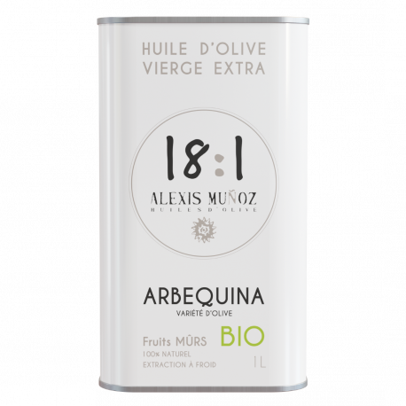 Arbequina, fruits mûrs – 1L