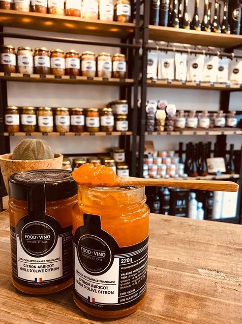 Petits pots de confitures fait par Stéphane perotte en collaboration entre Alexis Muñoz et Food y VIno