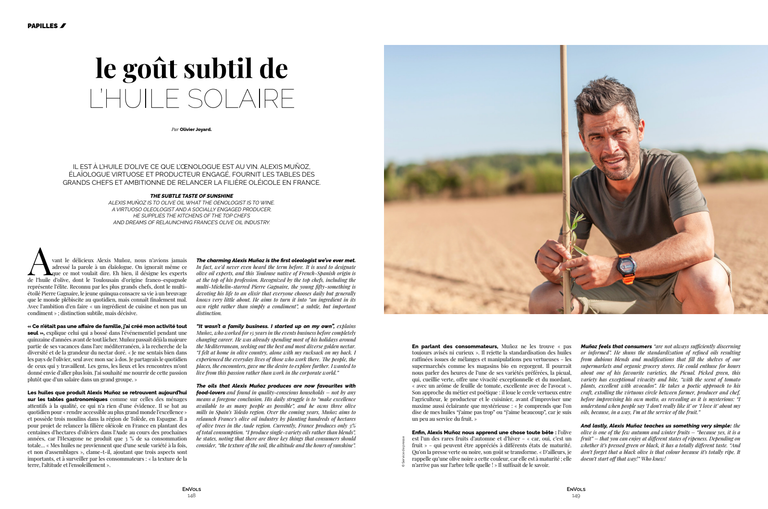 Article de presse du magazine Envols