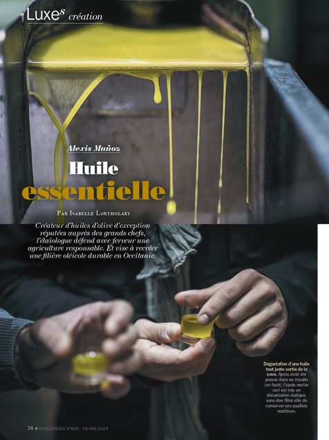 Article de presse du magazine Challenge, titre 