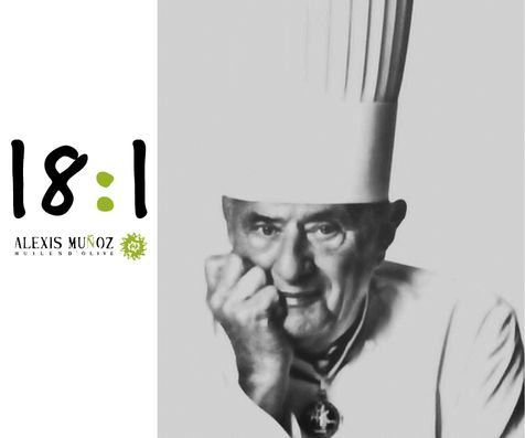 Logo 18:1 Alexis Muñoz et Monsieur Paul Bocuse