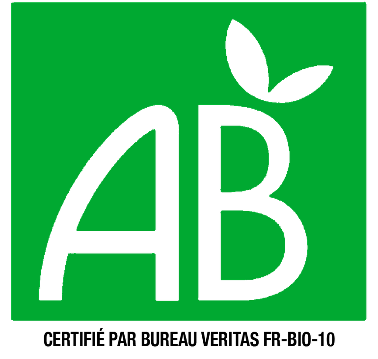 Logo AB Certifié par bureau veritas FR-BIO-10