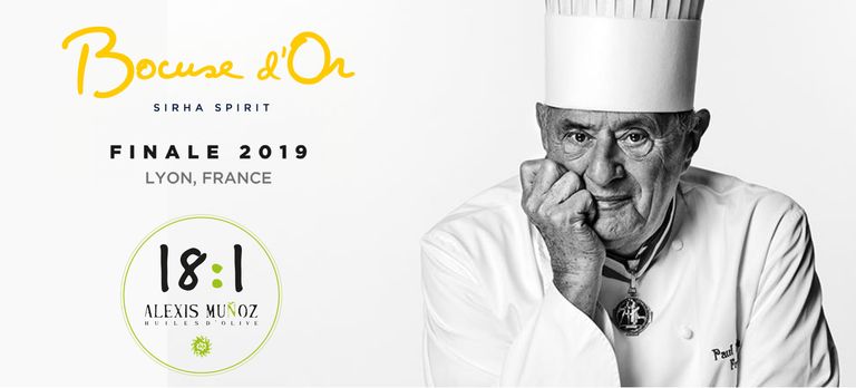 Logo Huile d'olive 18:1 et Monsieur Paul Bocuse