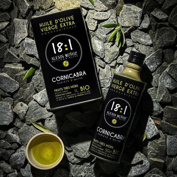 18:1 Organic Alexis Muñoz Olive oil - Cornicabra variety, very