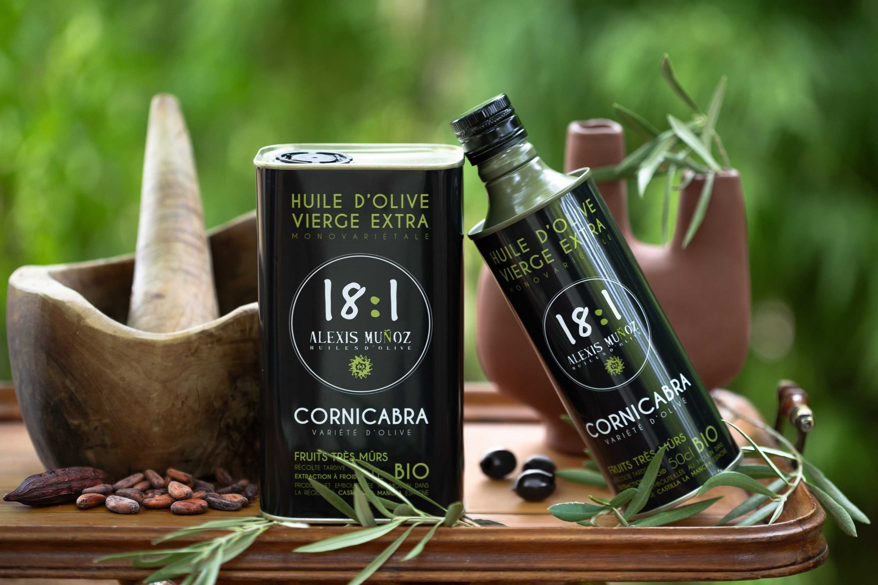 18:1 Organic Alexis Muñoz Olive oil - Cornicabra variety, very