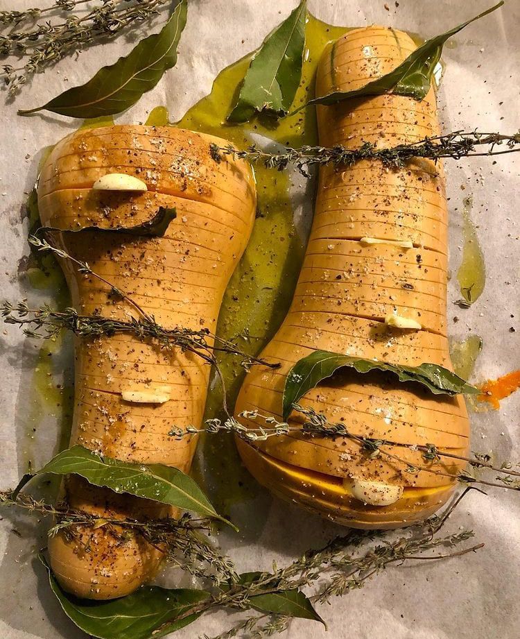 Butternut Hasselback